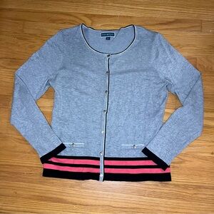 Gray Karen Scott Cardigan